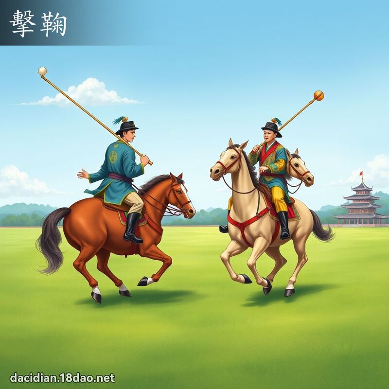 擊鞠 - 國語大辭典配圖