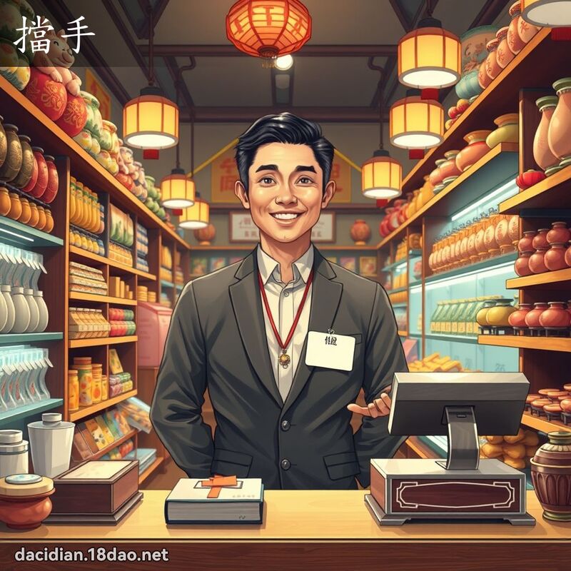 挡手 - 国语大辞典配图