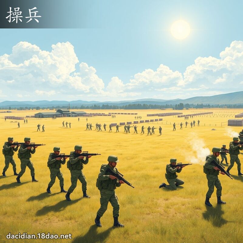 操兵 - 國語大辭典配圖