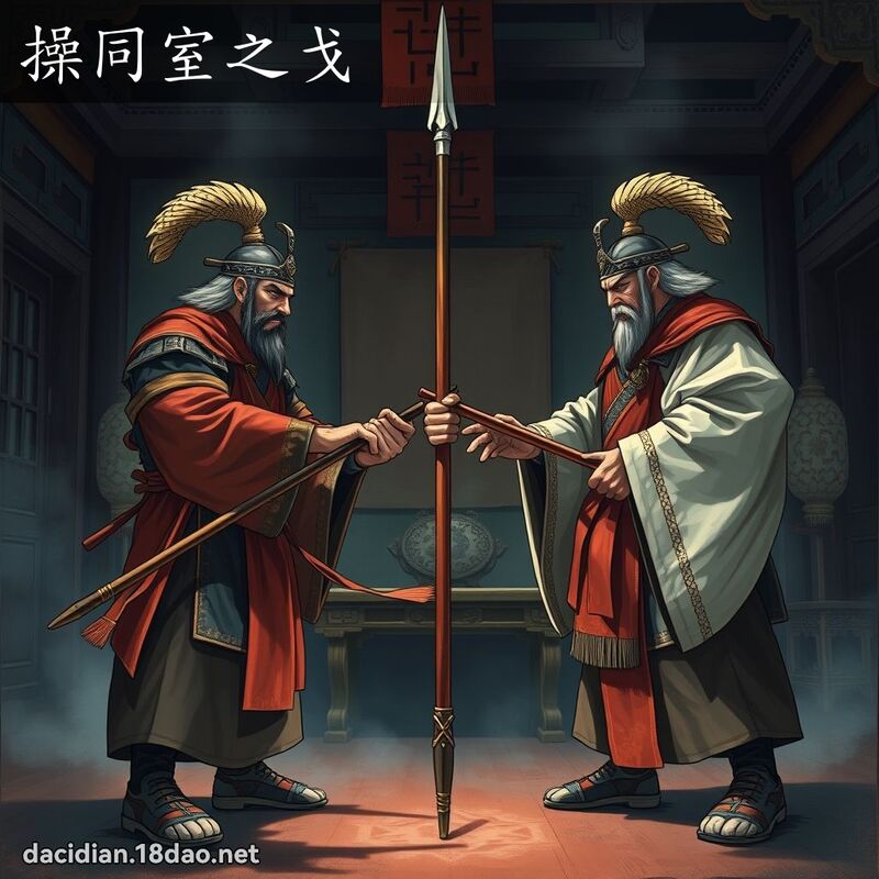 操同室之戈 - 國語大辭典配圖