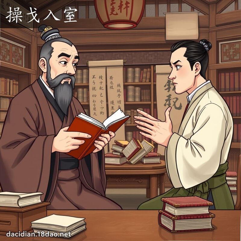 操戈入室 - 国语大辞典配图