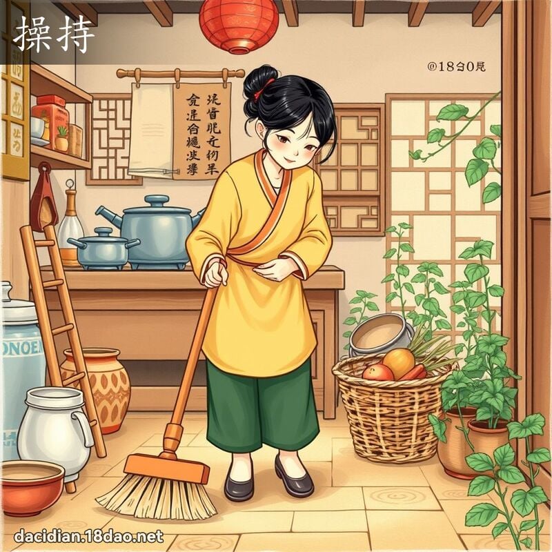 操持 - 国语大辞典配图