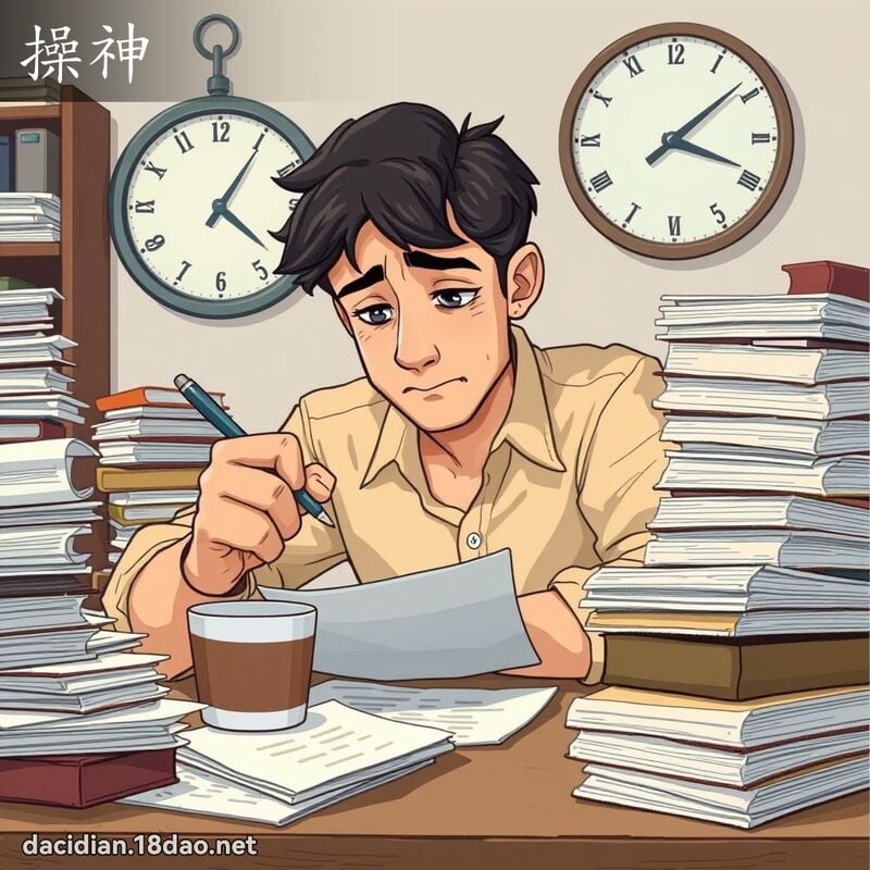 操神 - 国语大辞典配图