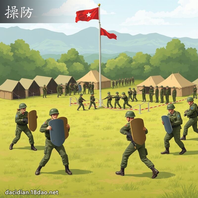 操防 - 国语大辞典配图