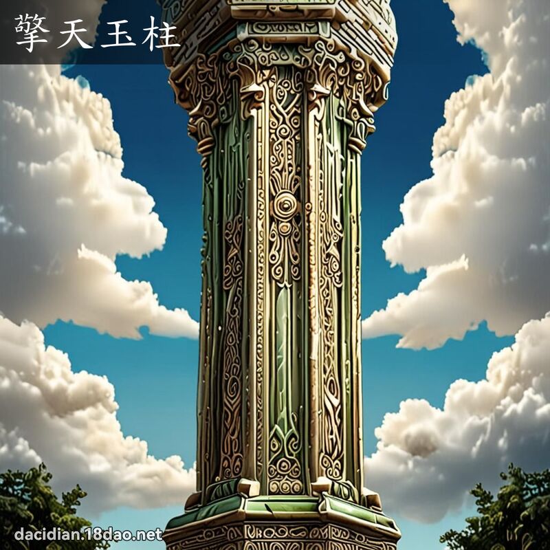 擎天玉柱 - 国语大辞典配图