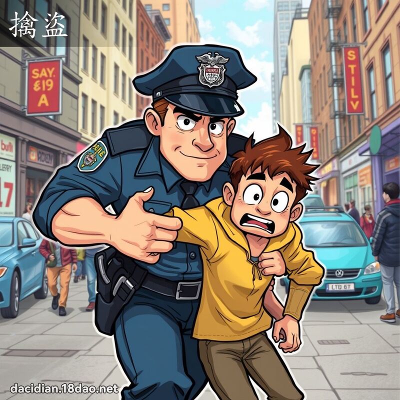 擒盜 - 國語大辭典配圖
