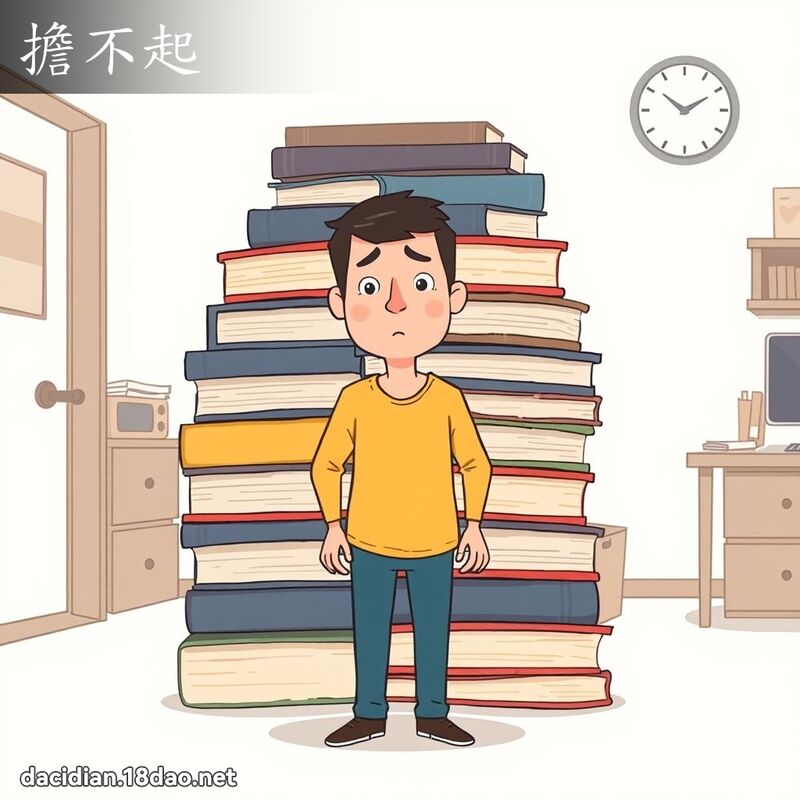 担不起 - 国语大辞典配图