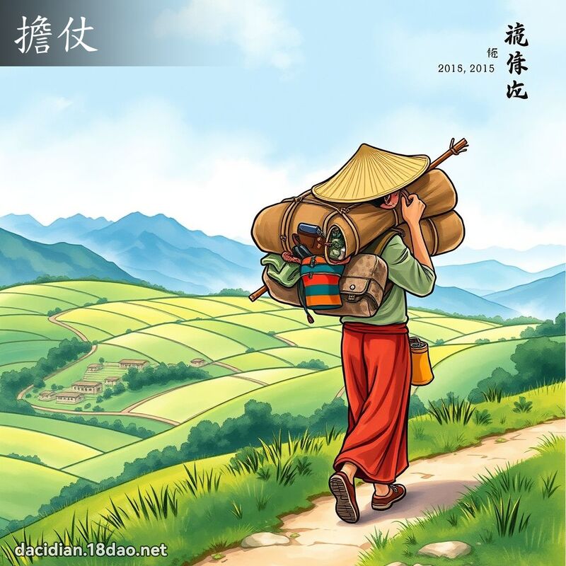 词语: 担仗 (多意词)