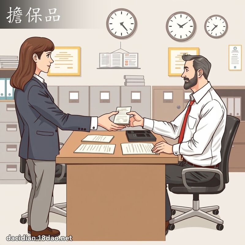 擔保品 - 國語大辭典配圖