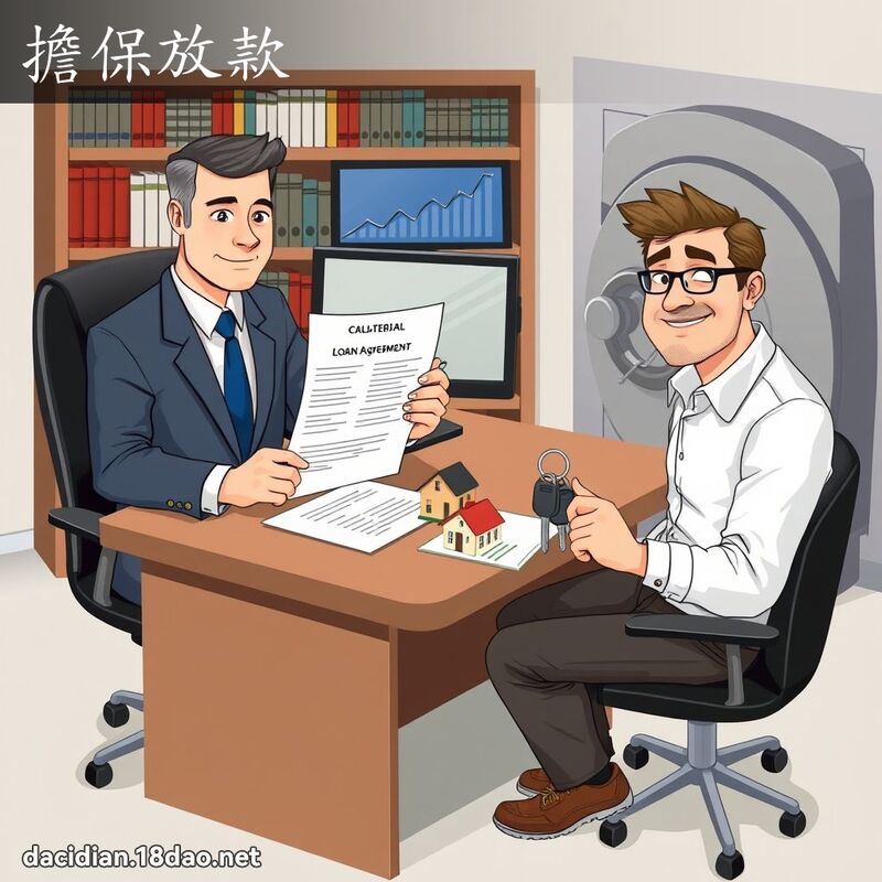 担保放款 - 国语大辞典配图