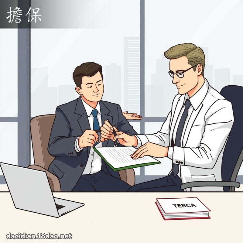 擔保 - 國語大辭典配圖