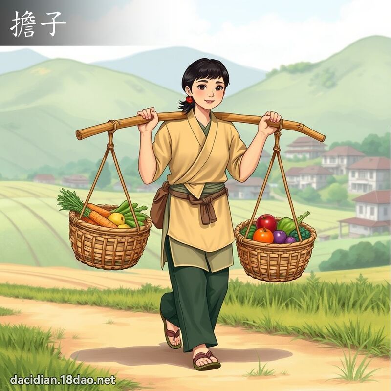 担子 - 国语大辞典配图