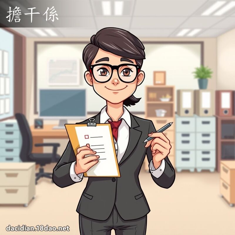 擔干係 - 國語大辭典配圖