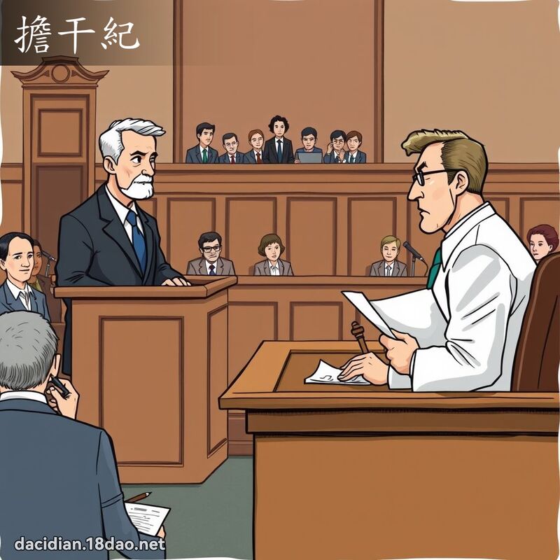 擔干紀 - 國語大辭典配圖