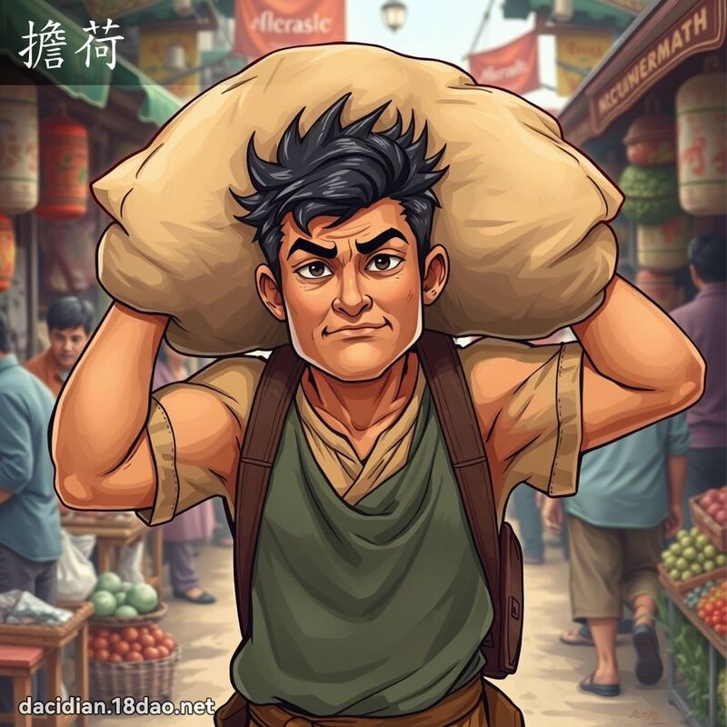 擔荷 - 國語大辭典配圖