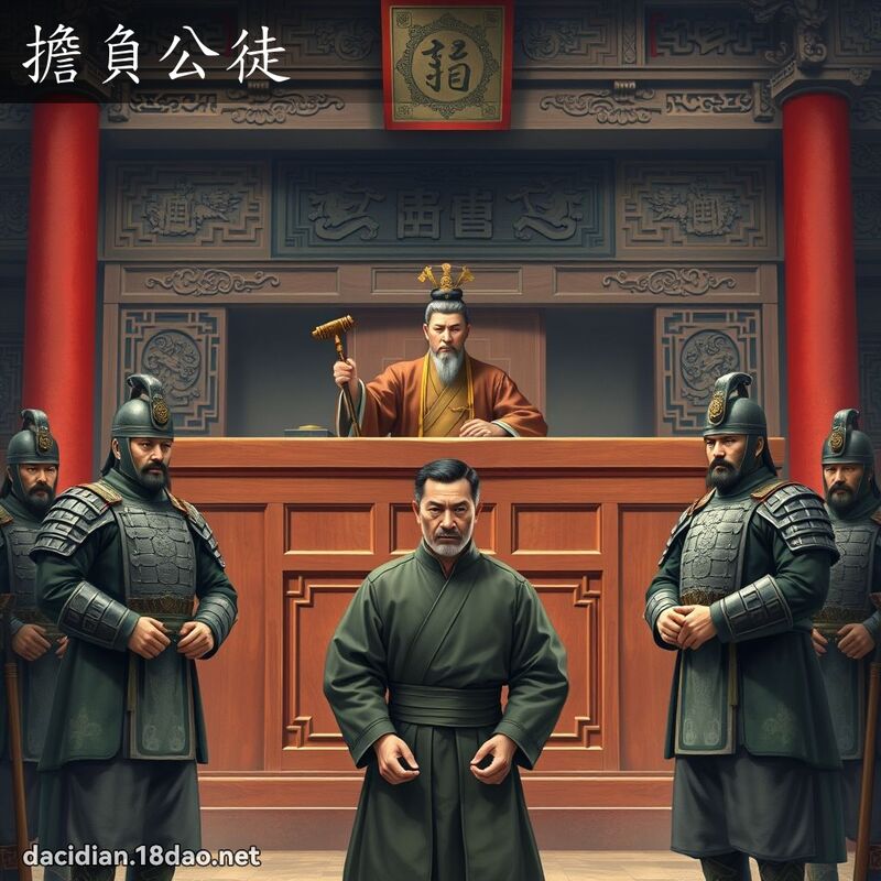 擔負公徒 - 國語大辭典配圖