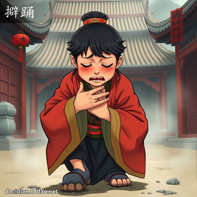 擗踊 - 国语大辞典配图