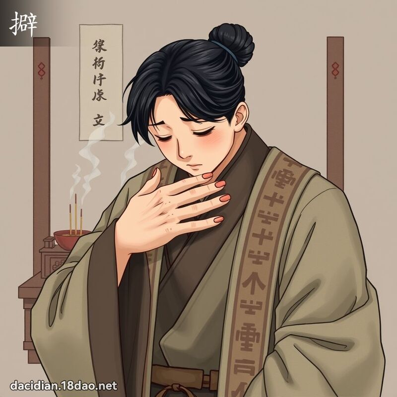 擗 - 国语大辞典配图