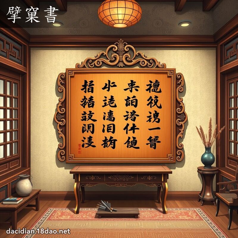 擘窠書 - 國語大辭典配圖