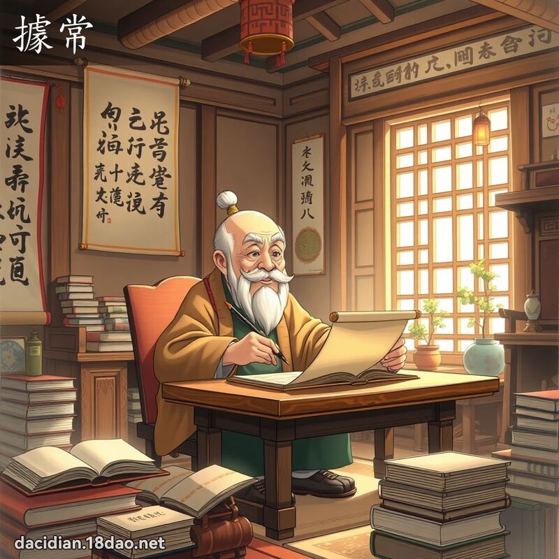 据常 - 国语大辞典配图
