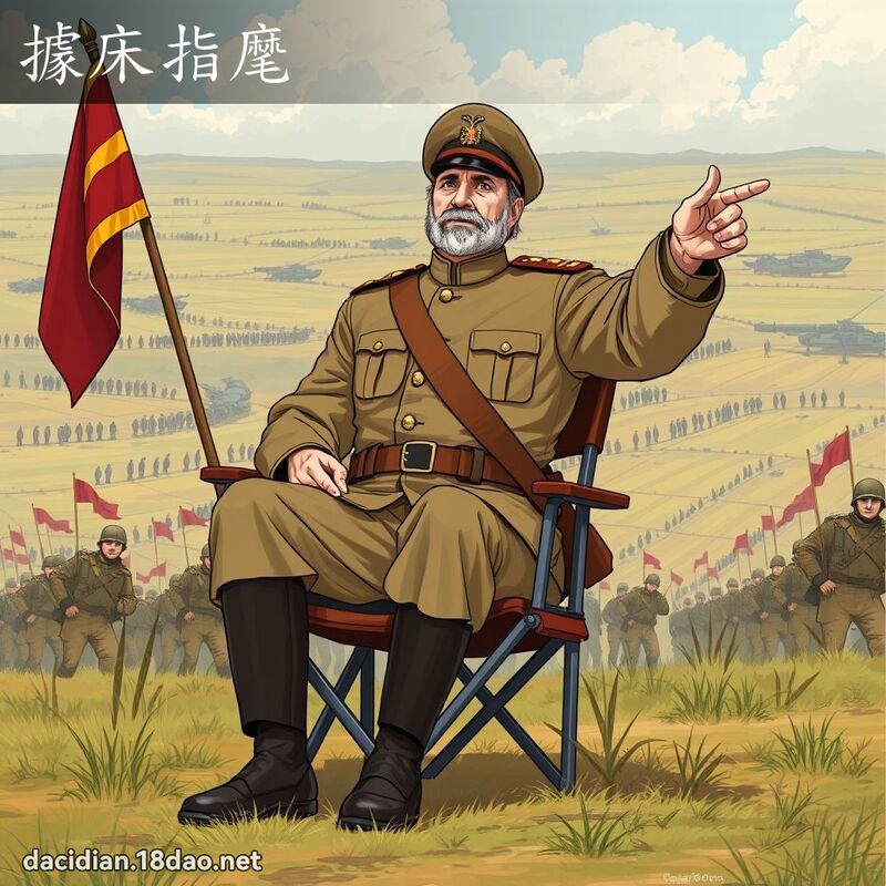 據床指麾 - 國語大辭典配圖