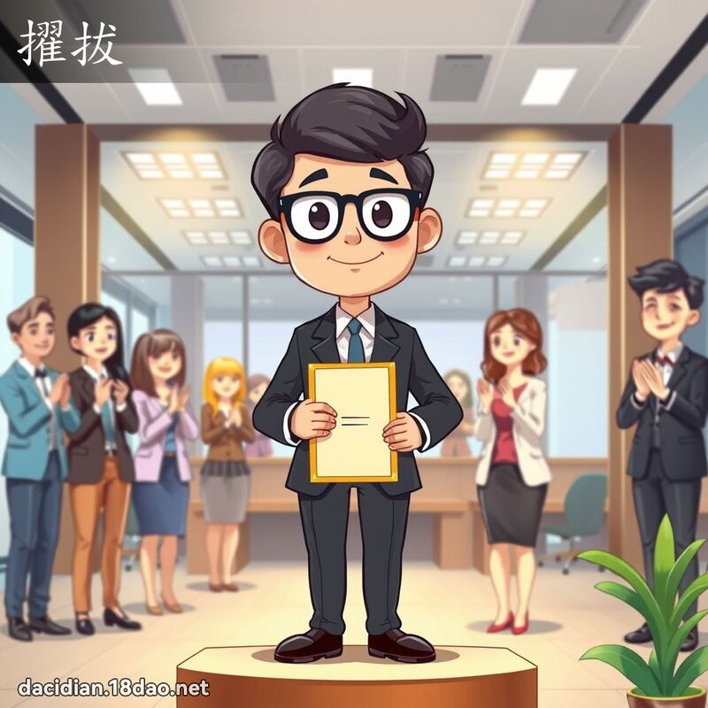 擢拔 - 國語大辭典配圖
