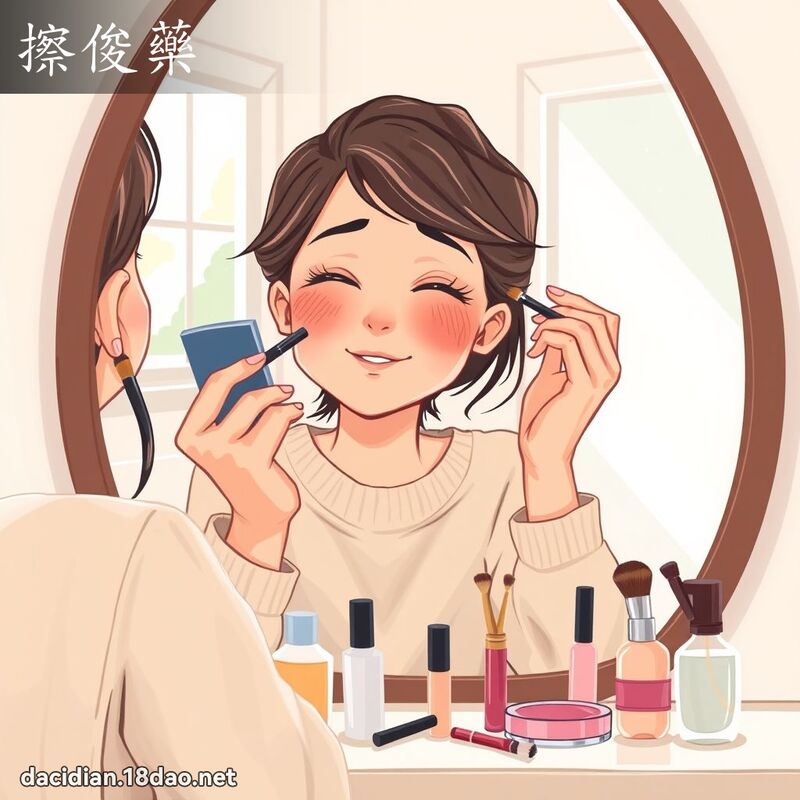 擦俊藥 - 國語大辭典配圖