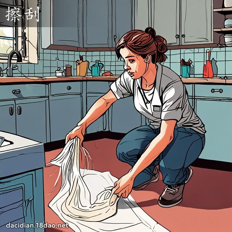 擦刮 - 國語大辭典配圖
