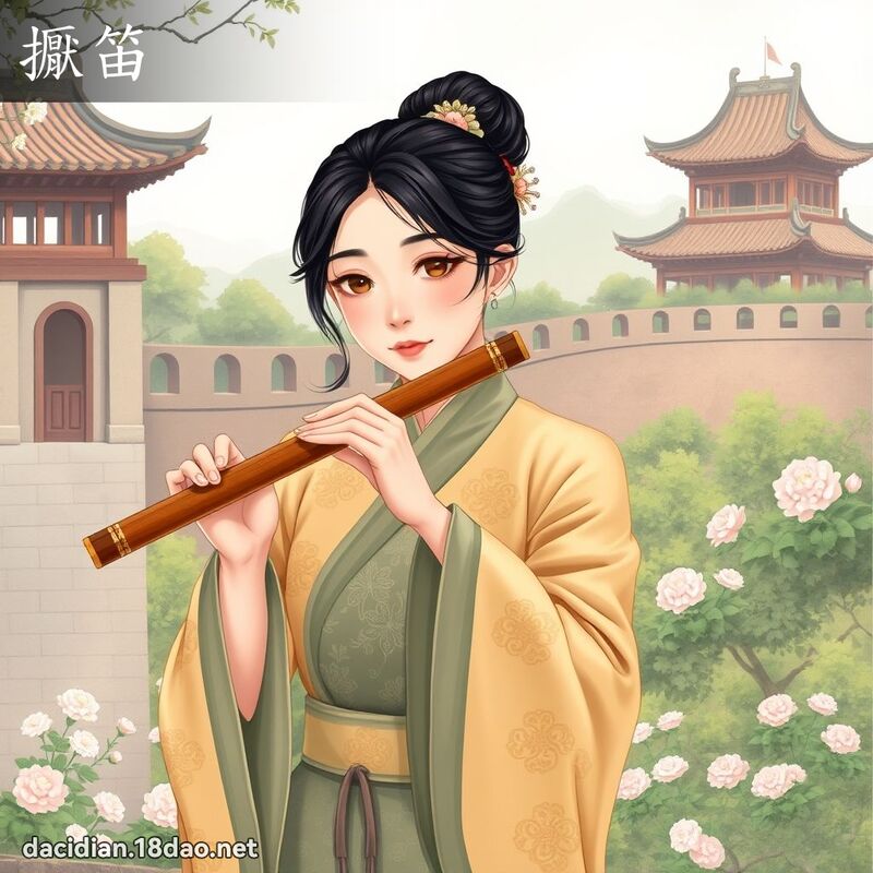 擫笛 - 國語大辭典配圖