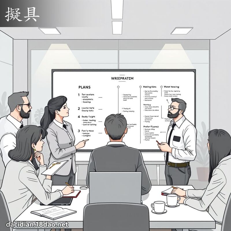 擬具 - 国语大辞典配图