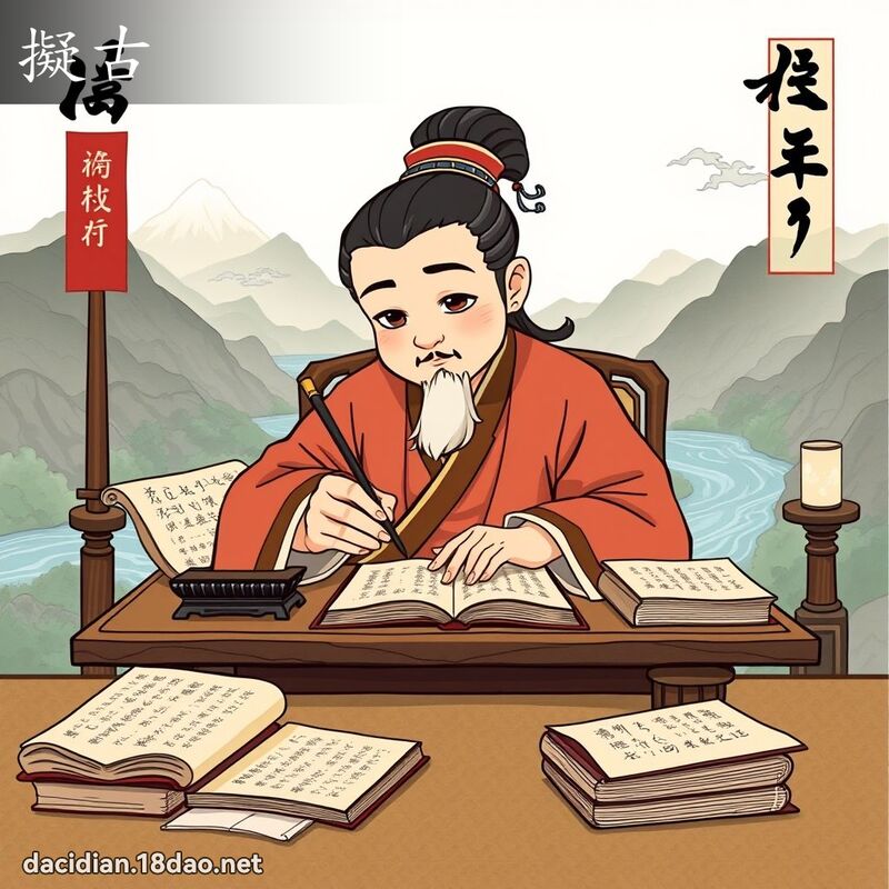 擬古 - 国语大辞典配图