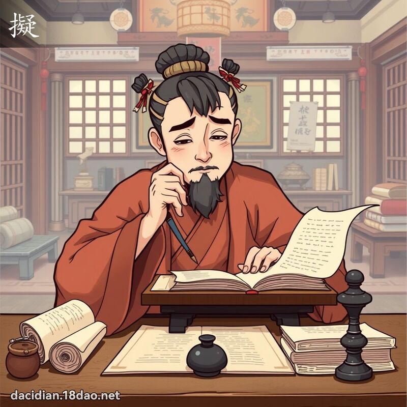 擬 - 国语大辞典配图