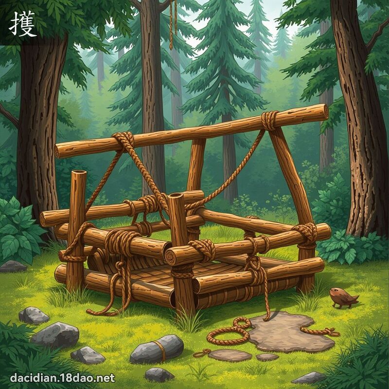 擭 - 國語大辭典配圖
