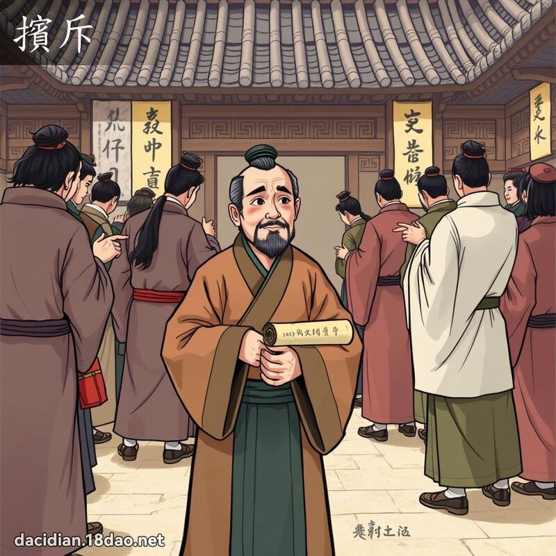 擯斥 - 國語大辭典配圖