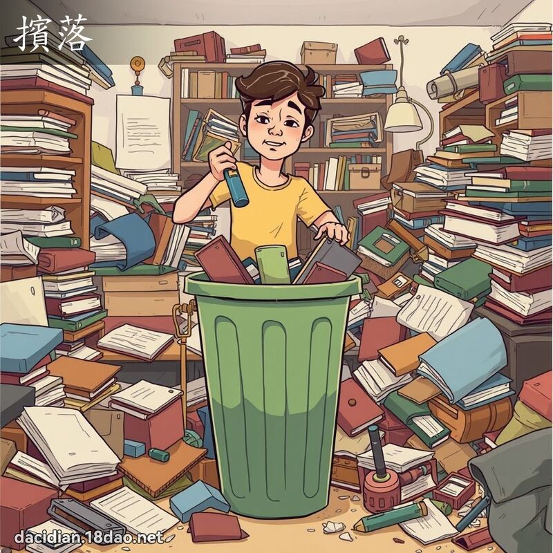 摈落 - 国语大辞典配图
