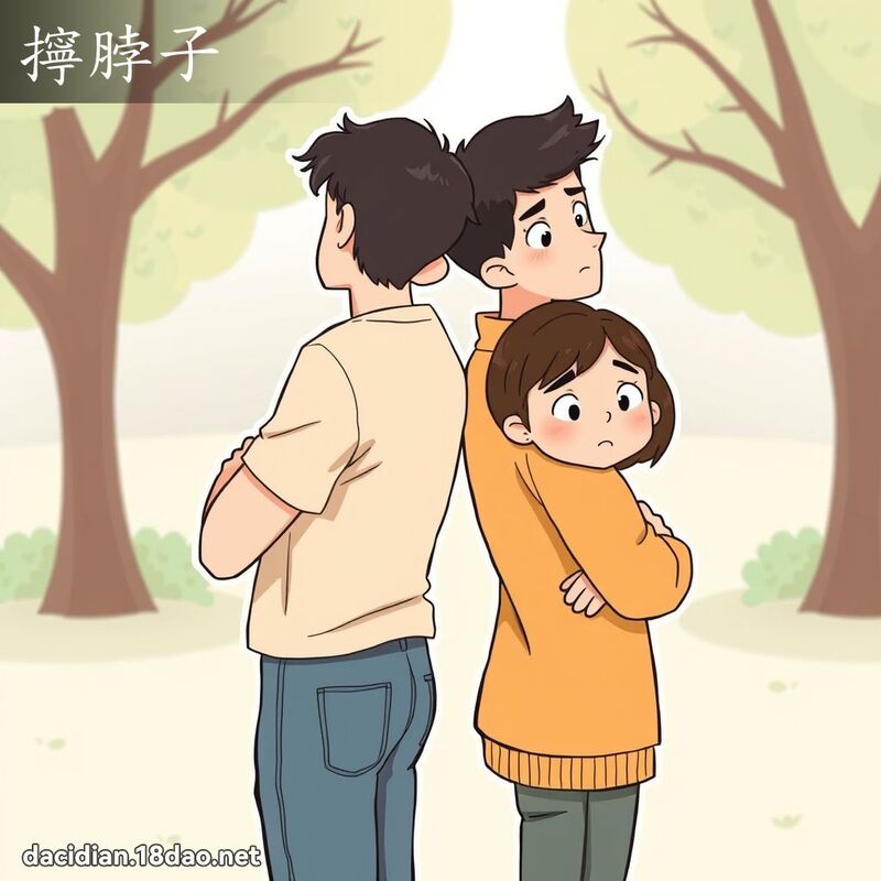 擰脖子 - 國語大辭典配圖