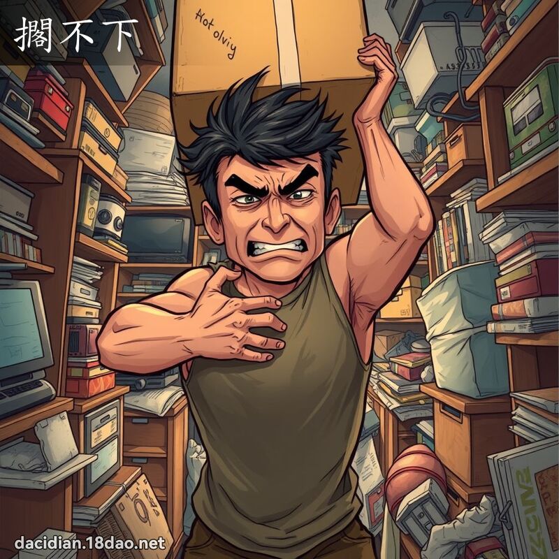 擱不下 - 國語大辭典配圖