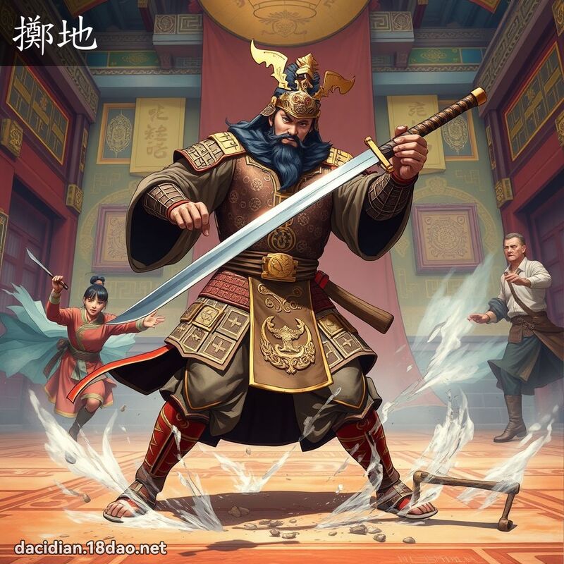 掷地 - 国语大辞典配图