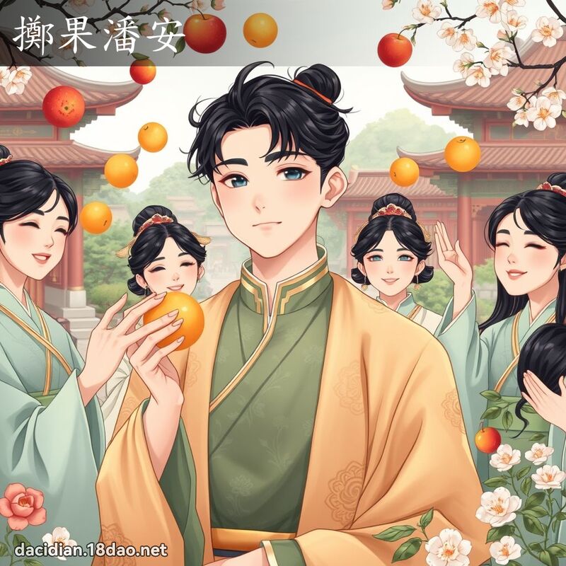 擲果潘安 - 國語大辭典配圖