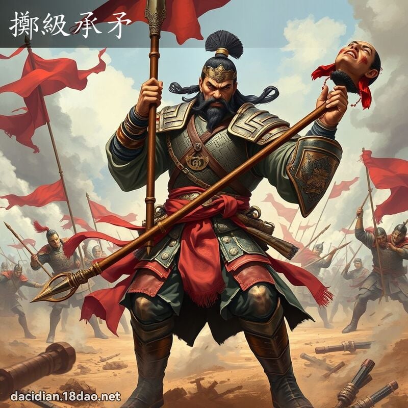 擲級承矛 - 國語大辭典配圖