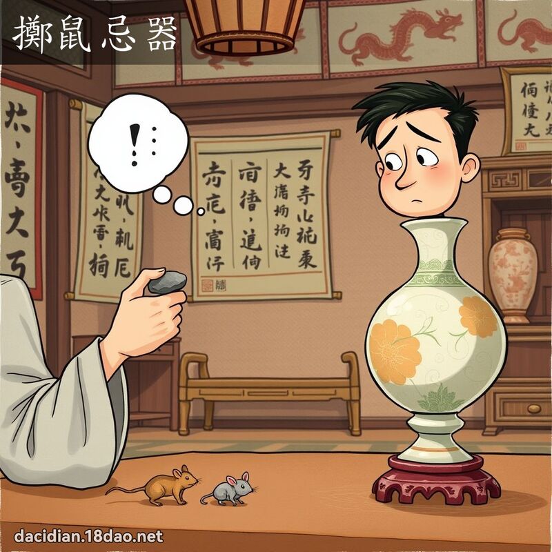 擲鼠忌器 - 國語大辭典配圖