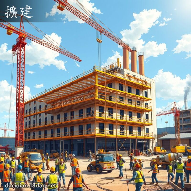 扩建 - 国语大辞典配图