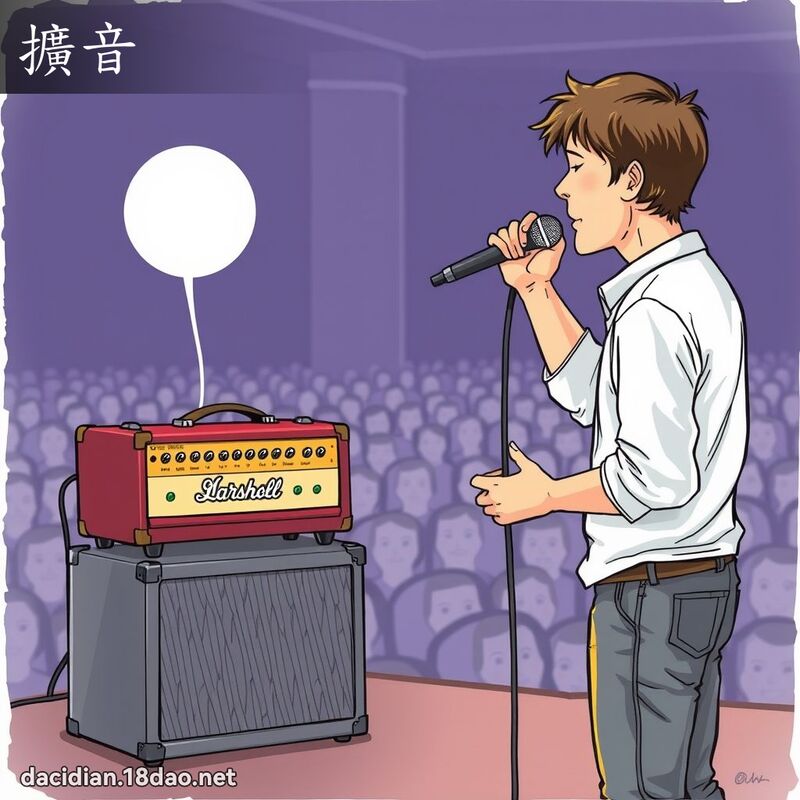 扩音 - 国语大辞典配图