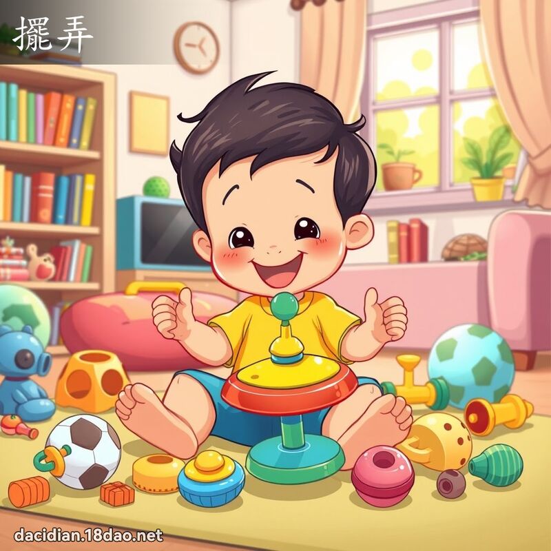 词语: 摆弄 (多意词)