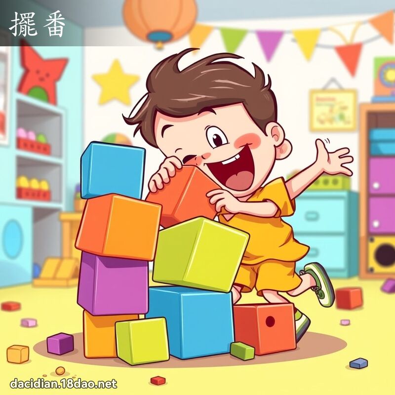 摆番 - 国语大辞典配图