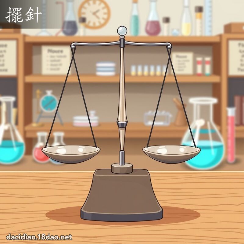 擺針 - 國語大辭典配圖