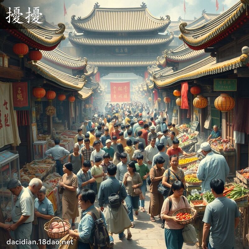 擾擾 - 國語大辭典配圖