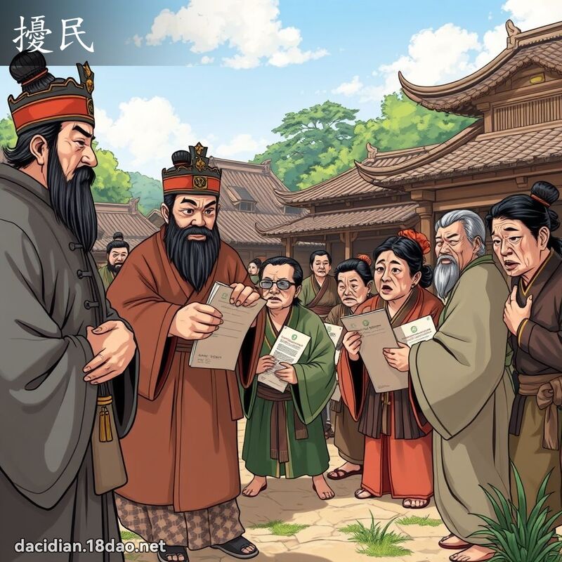 扰民 - 国语大辞典配图
