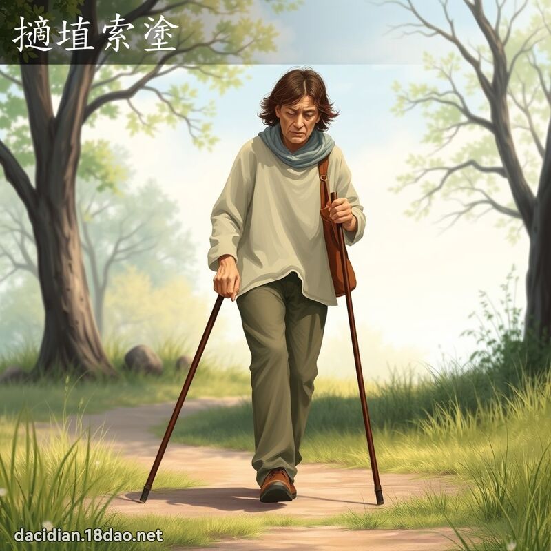 擿埴索塗 - 國語大辭典配圖