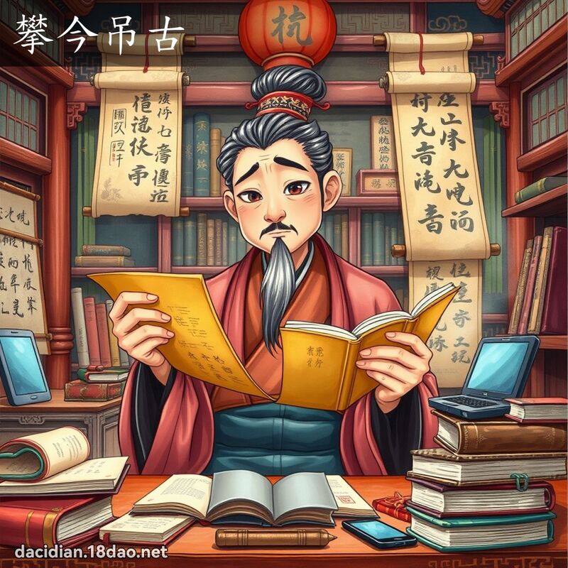 攀今吊古 - 國語大辭典配圖